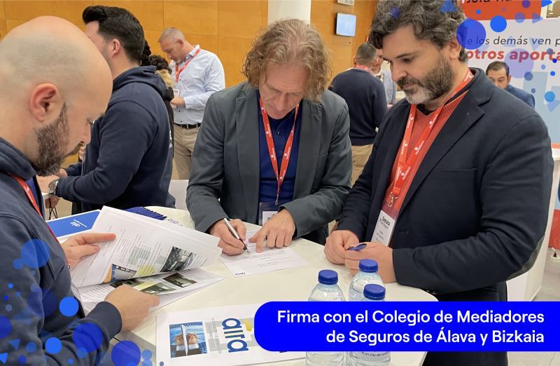 Firma convenio de colaboración Colegio de Mediadores de Bilbao, Vizcaya Y Álava